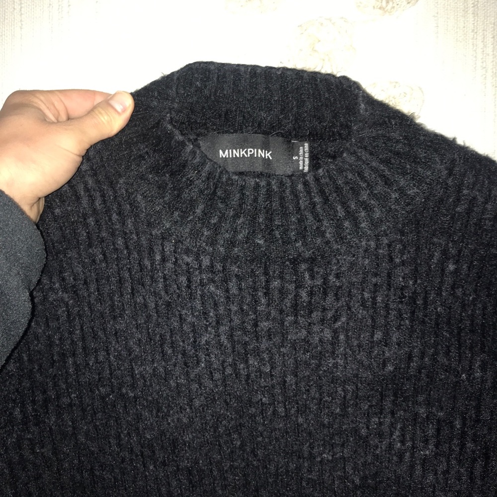 MINKPINK black Crop Sweater